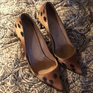 Snake skin authentic CL heels